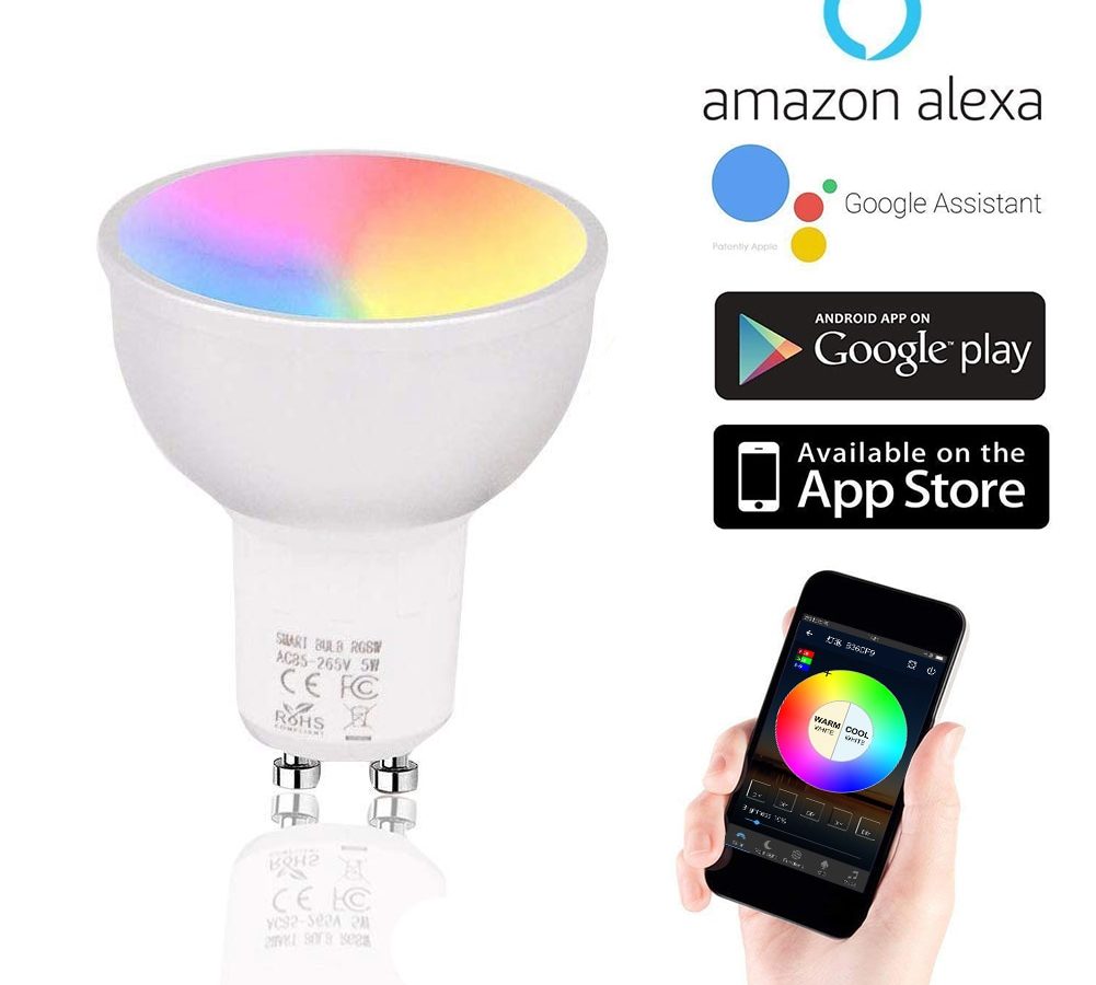 Ampoule Connectée GU10 Google Home Amazon Alexa