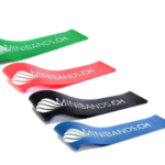 Bandes de Fitness MINIBAND Set (0.28m, Moyen, Fort, Léger, Extra fort)